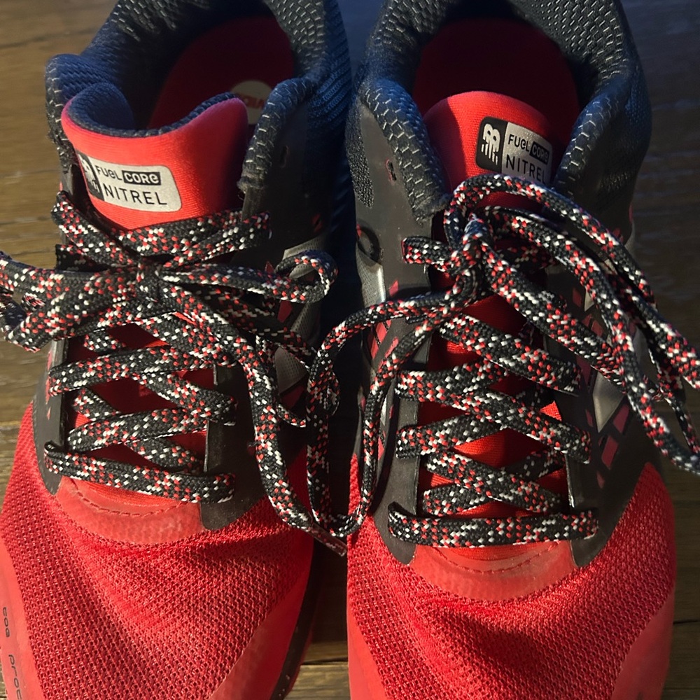 New Balance Red and Black Athletic Shoes, brand new never worn
